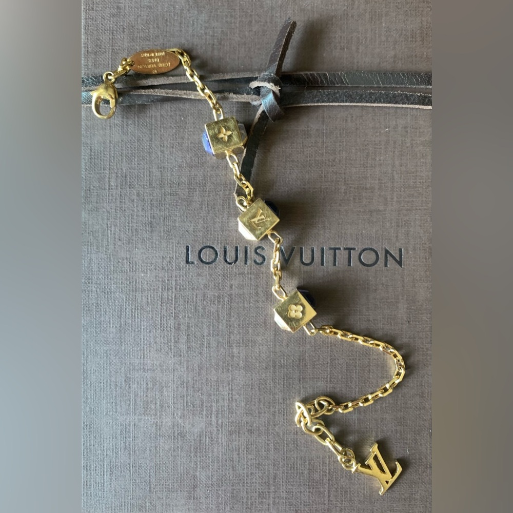 LOUIS VUITTON BRACELET GOLD & PURPLE - Picture 4 of 13
